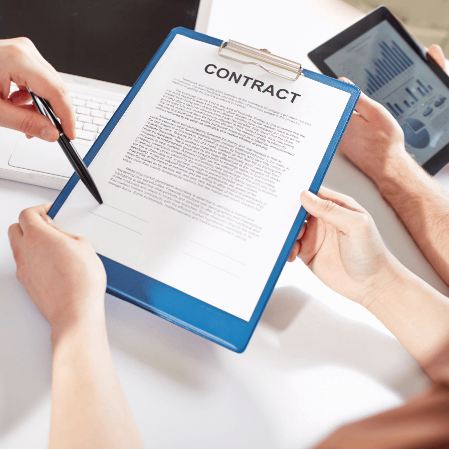 Contract for email marketing